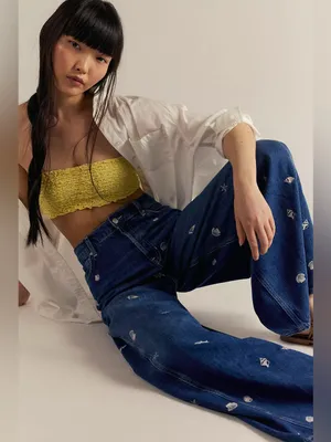 Free people Westward Embroidered Jeans thumbnail 5