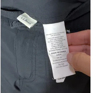 LL Bean Womens Black Active Hiking Shorts UPF 50+ Size 4 thumbnail 3