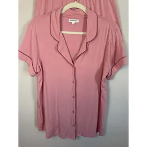 Nordstrom Pink Moonlit Eco Pajama Short Set Tencel Sz S NEW thumbnail 2