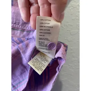 Anthropologie Pilcro Purple Short Sleeve Blouse Sz XS Boho thumbnail 6