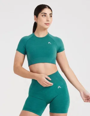 Oner Active Teal Seamless Shorts thumbnail 1