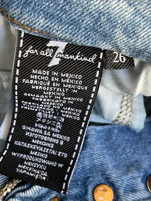 7 For All Mankind The High Waist Skinny Button-Fly Jeans thumbnail 7