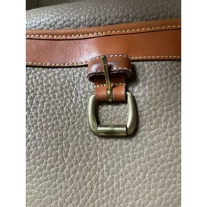 Dooney & Bourke Taupe Brown Purse Handbag Tote All Weather Leather USA‎ Vintage thumbnail 14