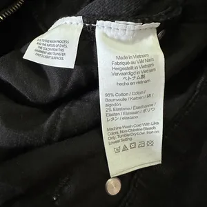 J.‎ Crew Midi Rise Classic Straight Jean Women's 30P Black Stretch Denim thumbnail 7