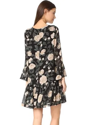 Ganni Carlton Georgette Dress | 36 thumbnail 3