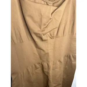 Source Unknown NEW Summer Mae Maternity Bodysuit Womens XXL Brown Compression Ribbed Sculpting thumbnail 3
