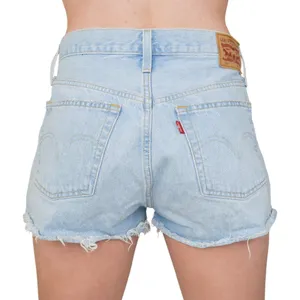 Levi’s High Waisted Light Wash 501 Denim Shorts thumbnail 10