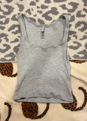 SKIMS Cotton Rib Tank thumbnail 1