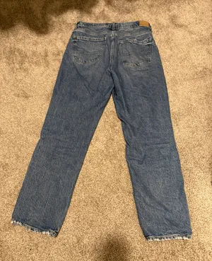 American Eagle Super High Rise Straight Jeans thumbnail 2