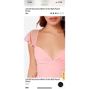 Lulus Exclusive Belle of the Ball Peach Dress thumbnail 5