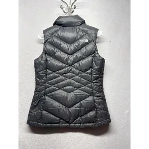 The North Face Aconcagua 550 GOOSE DOWN Puffer Vest Women's SMALL S Gray thumbnail 4