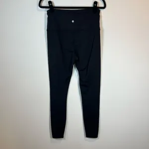 CRZ YOGA High Waisted Leggings Black Buttery Soft Drawstring 29" Athletic Medium thumbnail 5