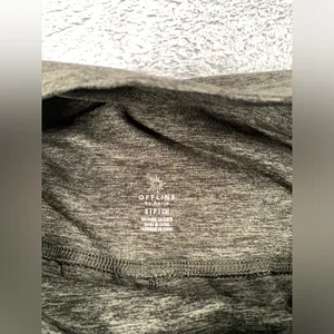 Aerie fold over Green joggers small thumbnail 4