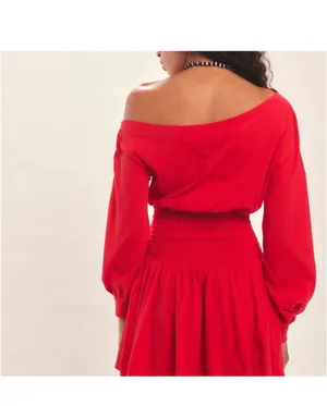 Scorching hot long sleeve mini dress free people thumbnail 2