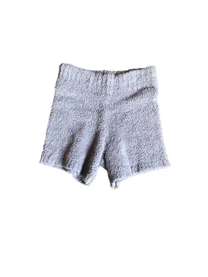 Skims Gray Fuzzy Shorts thumbnail 2