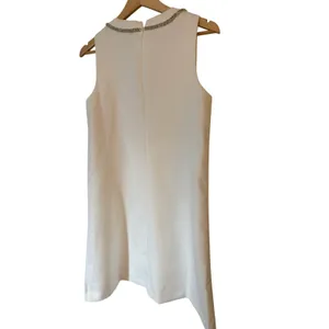 English Factory NWT White Rhinestone Bow Shift Dress Medium Bridal Cocktail $140 thumbnail 8
