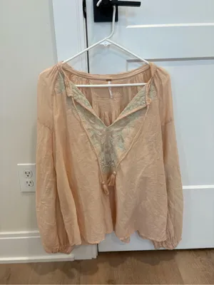 Free People Shinla Blouse Size Small thumbnail 2