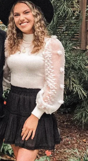 Flying Tomato White Puff Sleeve Blouse thumbnail 2