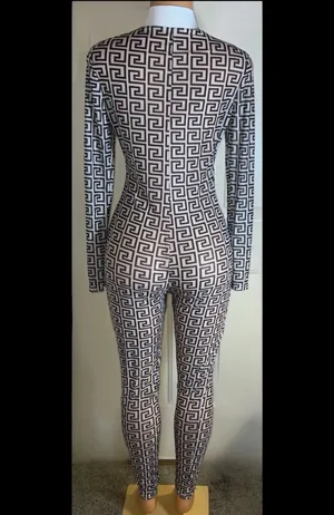 Mesh Jumpsuit Black Size L thumbnail 2