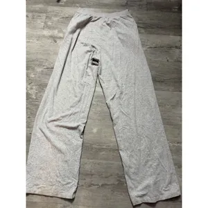SKIMS Cotton Jersey Wide Leg Pant Light Heather Grey S Small Gray A4-0015 thumbnail 7