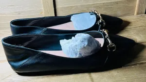 BCBGeneration New in Box Women's Black Kori Pointed Toe Bit Flats black size 8 thumbnail 1