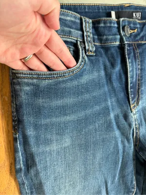 KUT from the Kloth Womens Natalie Bootcut Jeans medium Wash Denim Size 10 thumbnail 4
