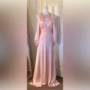 MAC DUGGAL Wedding Bridesmaid Formal Prom Long Flowy Romantic Gown • size 16 NWT thumbnail 3