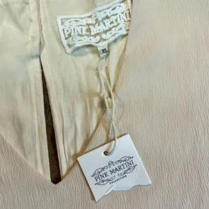 NWT Pink Martini Daisy Beige Mini Dress XS thumbnail 7