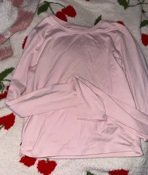 Hollister Long Sleeve Top baby pink thumbnail 1