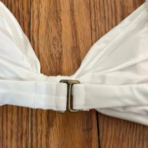 Andie bikini Set‎ Santorini Top 90s High Waisted Bottom White size L NWT/NWOT thumbnail 11