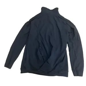 Lululemon Sweatshirt Womens Size 6 Navy‎ Cowl Neck Drawstring Athleisure Cozy thumbnail 2
