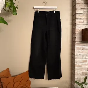 OAT HR Wide‎ Leg Pants Black Size 29 thumbnail 6