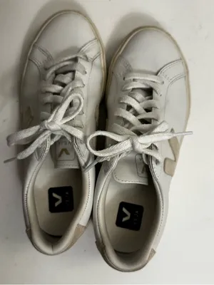 VEJA Sneakers Campo Women’s Size 7.0 Leather Sneakers White thumbnail 5
