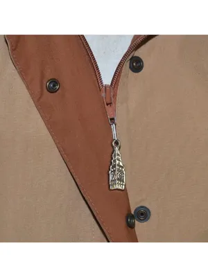 VTG London Fog Jacket Womens 10 Tan Brown Hooded Rain Coat Weatherwear Zip Liner thumbnail 9