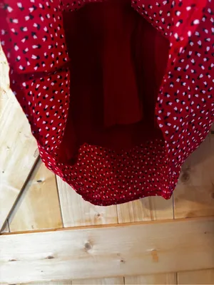 Princess Polly‎ Stacey Mini Dress Red Heart Print Ruffle Smocked Size 2 thumbnail 6