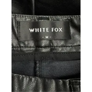 White Fox Hopeful For Today Faux Leather Pants Women’s Medium thumbnail 5