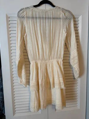 American Eagle Cream Dress Lace thumbnail 2