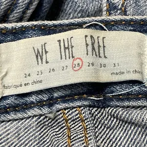 Free People We The Free Women's Blue Flare Bootcut Bell Bottom Denim Jeans 28 thumbnail 4