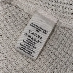 Free People Womens Sunrise Cold Shoulder Waffle Knit Sweater Cream Size‎ XS thumbnail 8
