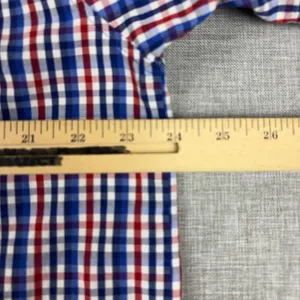 Polo Ralph Lauren Pajama Shirt Mens Large Red Blue Check Cotton Sleepwear thumbnail 8