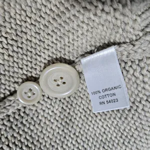 Banana Republic Womens Small Beige Organic‎ Cotton Belted Button Knit Cardigan thumbnail 6