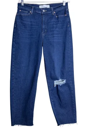 Signature by Levi Strauss Jeans 13 W31 Mid Wash High Rise Distressed Raw Hem thumbnail 1