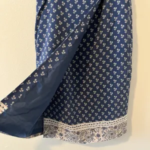 Women's Vintage 100 Silk 2 Piece Set Skirt Wrap Boho Harris Wallace 8 P Classic thumbnail 8
