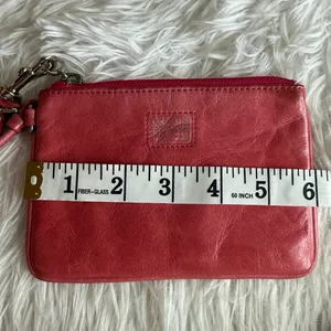 COACH Limited Edition Poppy Pink Wristlet thumbnail 8