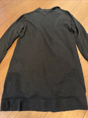 Old Navy Black Open-Front Cardigan Size Medium - C1-619 thumbnail 8
