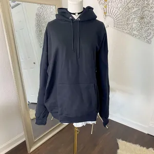 New Hanes Ultimate Cotton Black hoodie Sweater Size XL thumbnail 2