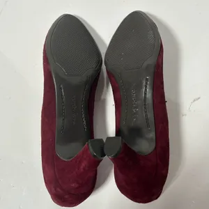 Easy Spirit Esquota Burgundy Suede Kitten Heel Round Toe Pumps Womens 8.5 M‎ thumbnail 7
