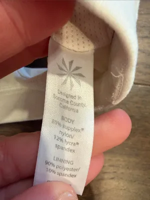 Athleta White Strappy Crossback Sports Bralette Size XS - C33-065 thumbnail 3