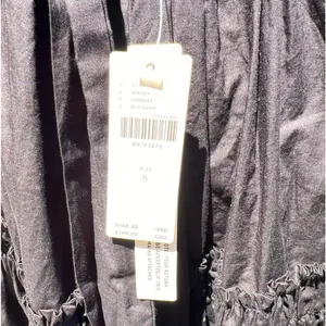 Anthropologie Black V-Neck Belted Halter Mini Dress Size Small thumbnail 11