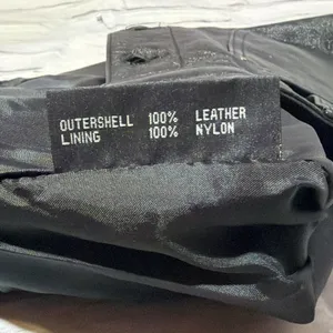 Leather Button Fly Micro Shorts Sz 4 First Bare Back 12in Rise‎ 90's Vintage thumbnail 6